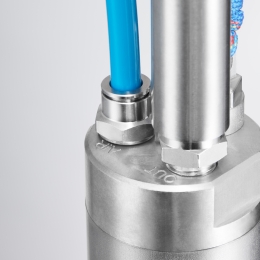 miniatura immagine 2 di POMPA PNEUMATICA TOTAL FLUID BOTTOM INLET 2" INOX 316